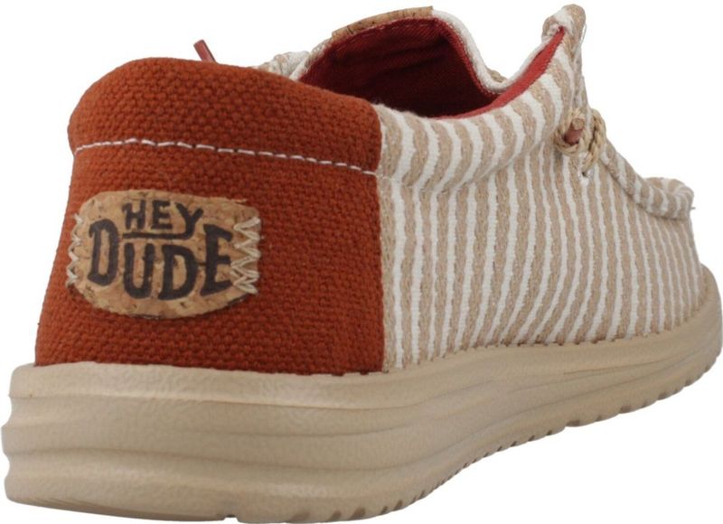 HEYDUDE - Wally Resort - Instapper - Multi Chili Red - Linnen, Textiel, EVA Zool