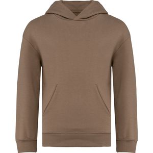 Native Spirit Duurzame oversized kindersweater met capuchon NS438 - Driftwood - 10/12 ans
