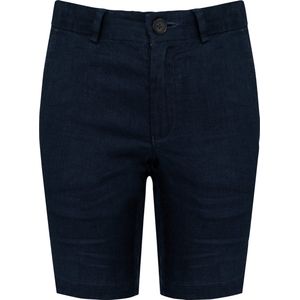 Native Spirit Linnen bermuda Jongen NS709 - Navy Blue - 4/6 years (4/6 ans)