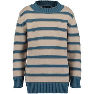 Blue Seven - Gebreide Trui - Kiezel - Lange Mouwen - Ronde Hals