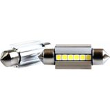 C5W autolamp 2 stuks | LED festoon 36mm | 6-SMD 2.3W - 6000K - heatsink | CAN-BUS 12 V DC