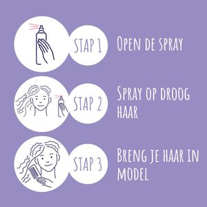 Andrélon - Pink - Happy Curls - Gel Spray - 1 stuk