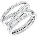 Calvin Klein CJ35000203D Dames Ring - Minimalistische ring