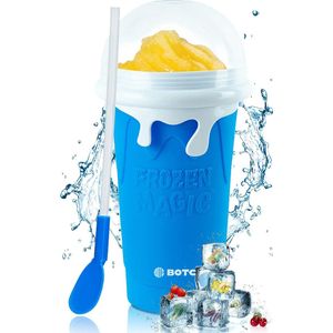 BOTC Slushy Maker - Slush puppy maker - Slushy Cup - BPA Free - IJscrusher - Blauw