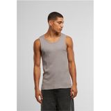 Urban Classics - Washed Look Ribbed Tanktop - Grijs - Mouwloos