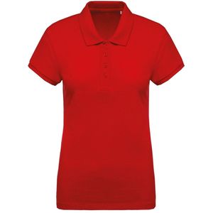 Kariban Dames/dames Organic Pique Polo Shirt (Rood)