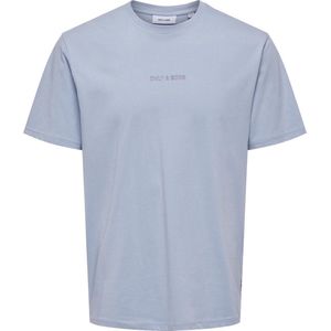 ONLY&SONS - ONSLEVI LIFE REG TEXT SS TEE NOOS - Heren - T-shirts