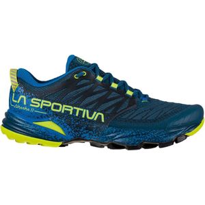 La Sportiva Akasha II - Trailrunningschoenen - Heren Storm Blue / Lime Punch 43.5