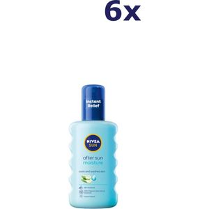 Nivea After Sun Moisturising Spray - 6 x 200 ml