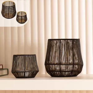Metalen kandelaar golft zwart - 45 x 15 cm - adventslichtgolf voor 4 staafkaarsen - decoratief tafelstuk voor Kerstmis modern en elegant