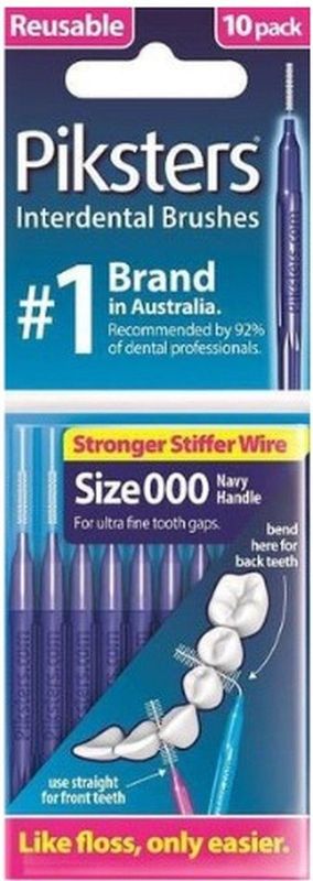 Piksters Ragers Maat 000 Donker Blauw - 1,2 mm - 10 stuks