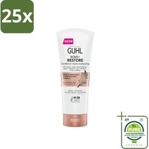 25 x Guhl - Conditioner - Bond+ Restore - 200 ml - Grootverpakking - Haarverzorging - Conditioner - Beschadigd Haar - Haarherstel - Haarversterking