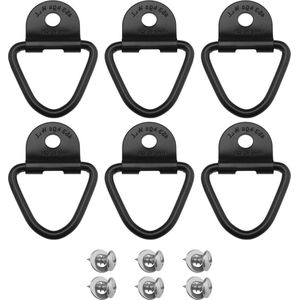 6 STKS Heavy Duty Cargo Tie Down V Ringen Bout Rvs Haak - Trailer Ankers Haak voor Truck Kajak Pickups .