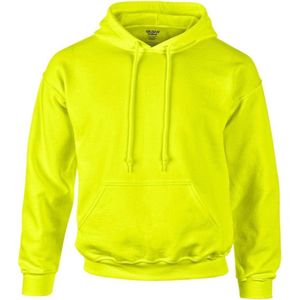 Gildan Zwaargewicht DryBlend Adult Unisex Hooded Sweatshirt Top / Hoodie (13 kleuren) (Nieuwe Veiligheid Groen)