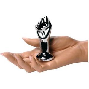 Commandant metalen fisting buttplug