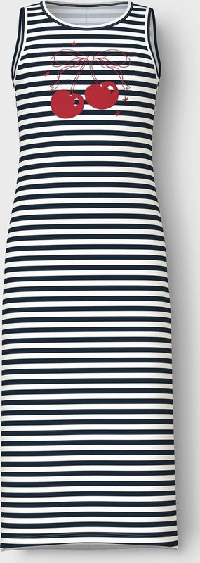 Name It kids meisjes jurk VIPPA Bright White Cherry Regular Fit