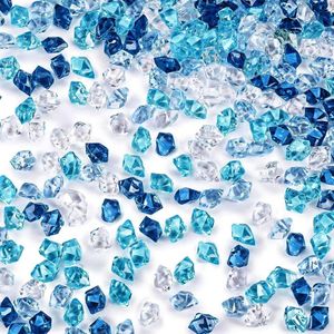 420 stuks edelstenen voor kinderen - blauwe glazen stenen decoratie - acryl diamanten voor kinderen .