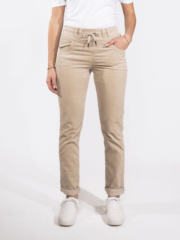 Red Button - Tessy Velvet - Broek - Beige