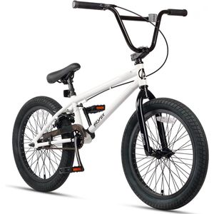 BMX Kinderfiets 20 Inch voor Jongens en Meisjes – Freestyle Fiets met U-Rem – Fiets voor Kinderen vanaf 6 Jaar – Beginnersfiets voor Tieners – Verstelbaar Zadel – Meerdere Kleuren Beschikbaar – Stalen Frame - 20 Inch