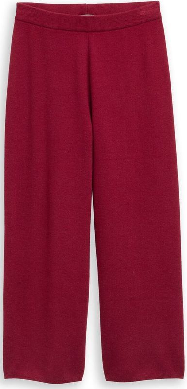 Tom Tailor Cozy wijde gebreide broek