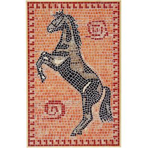 Mozaïek Paard 1- Steen