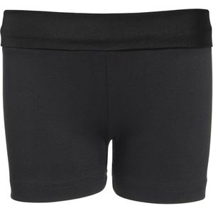 Meisjes Shorts Zwart – Dans Sport Gymnastiek – Korte Sportbroek Katoen – Papillon PK3007 – Maat 12 / 152