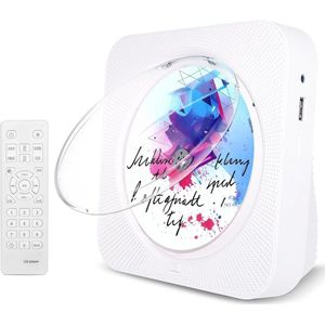 Draagbare CD-speler met Bluetooth en luidsprekers