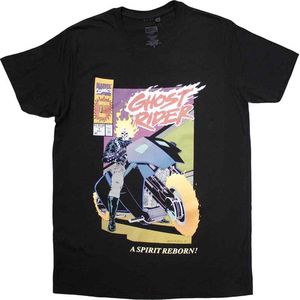 Marvel Ghost Rider - Spirit Reborn Comic Cover Heren T-shirt - M - Zwart
