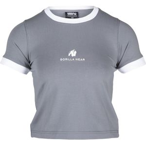 Gorilla Wear - New Orleans Cropped T-Shirt - Grijs - M