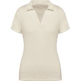 Native Spirit Ecologische badstof damespolo NS228 - Ivory - L