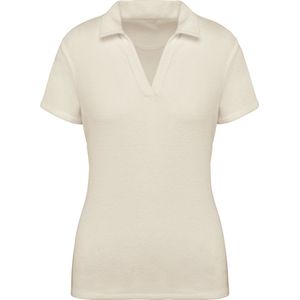 Native Spirit Ecologische badstof damespolo NS228 - Ivory - L