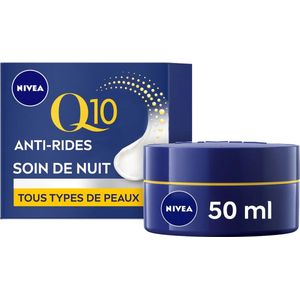 Crème Visage Nuit Anti rides Fermeté Q10 Créatine NIVEA