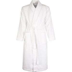 Temptation Dames Badjas - Kamerjas - 100% Katoen - Wit - Maat M