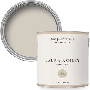Laura Ashley Muurverf Mat - Soft Natural - beige - 2,5L