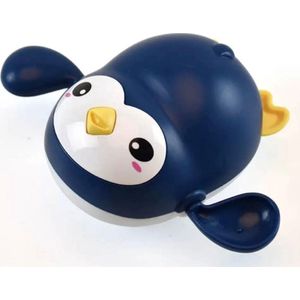 Badspeeltje Pinguin - Opwindbaar Badspeelgoed - Water Speelgoed voor in Bad - Blauw - Vanaf 1 jaar