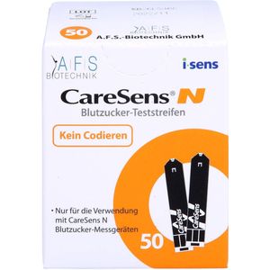 CareSens-N - Blutzuckerteststreifen - 50 Stuks - Auto-codering