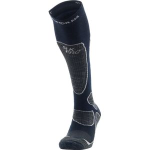 Enforma SLK Pro Skisokken - Warme Merino Wintersportsokken - Medium comperssie - Enkel en Achilles support - Blauw - S (36-38)