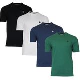Donnay - T-shirt Vince - Sportshirt - Zwart - 4-Pack
