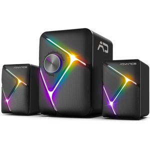 Spirit of Gamer SP-5200 Draagbare & party speaker 2.1 draagbaar luidsprekersysteem Zwart 11 W