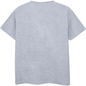 Disney Heren Donald Duck Rugzijde Borstprint T-Shirt