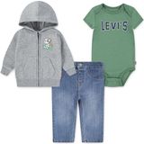 Levi's - Kids Denim Set - Veelkleurig - Bodysuit en Hoodie