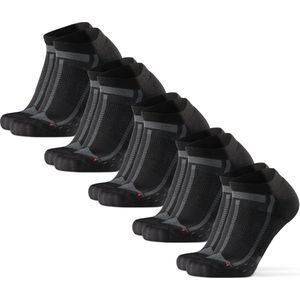 DANISH ENDURANCE - Korte Hardloopsokken - 5 Paar - Anti Blaren - Lichte Compressie