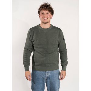 Ballin - 5205 Crewneck - Groene Sweater - Heren