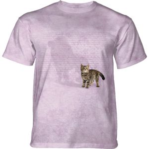 T-shirt Shadow of Power Cat Pink KIDS XL