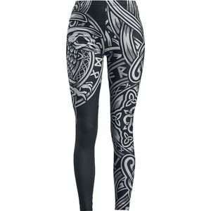 Black Premium by EMP Zwarte legging met keltische print - Dames - S