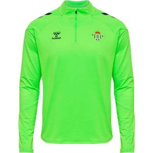 Hummel Real Betis Balompié Pro25 24/25 Sweatshirt Met Halve Rits Groen XL Man,Vrouw