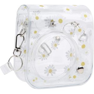 - PVC Cameratas voor Mini Instant Film Camera's - Transparant - Met Schouderriem - Lensdop - Beschermhoes