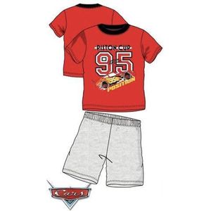 Disney Cars shortama / pyjama - katoen - rood/grijs - maat 122/128 (8 jaar)