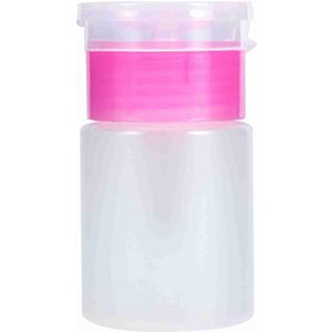 Nail Dispenser Bottle - Plastic Pompd dispenser - Wit, Herbruikbaar en Lekkagevrij