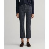 Gant Rope Cropped Flare Spijkerbroek Blauw 27 Vrouw